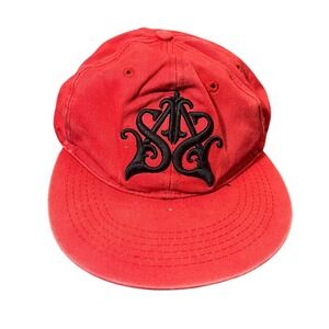 Southpole Baseball Cap Mens OS Red Embroidered Logo Y2K Streetwear Hat